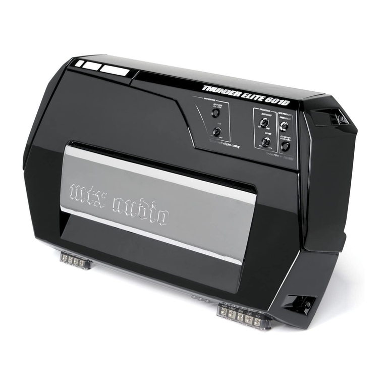 MTX Thunder Elite TE601D User manual