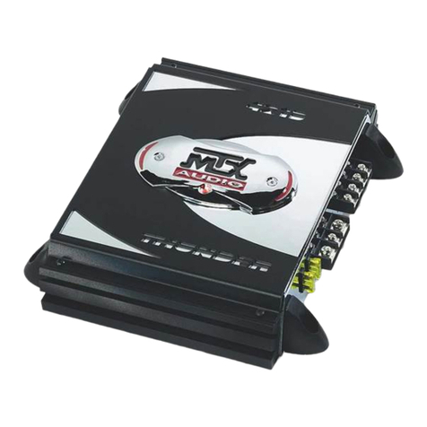 MTX Thunder 421D Quick start guide MTX Thunder 421D Quick start guide