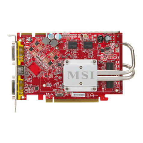 MSI RX1650GT-T2D256EZ Instruction manual