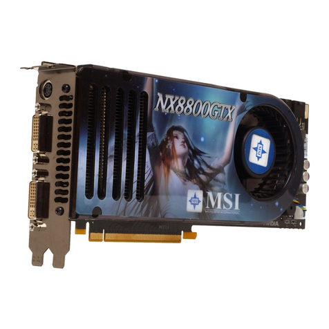MSI NX8800GTX-T2D768E-HD Instruction manual