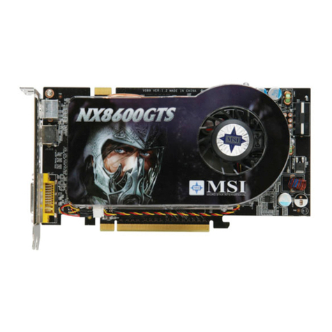 MSI NX8600GTS Diamond Plus Instruction manual