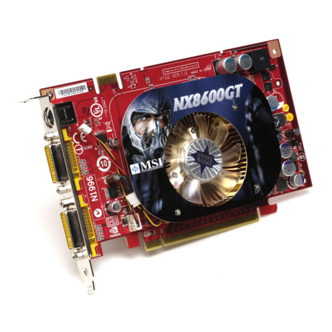 MSI NX8600GT series Quick user guide