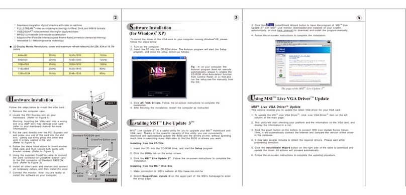 MSI RX800XT CrossFire User manual
