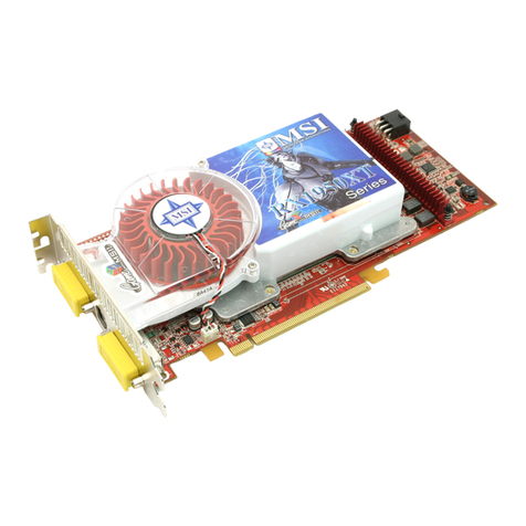 MSI RX1950XT-VT2D256E-HD Quick installation guide