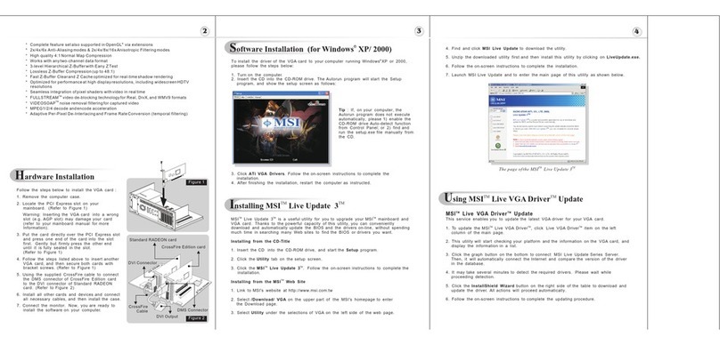 MSI RX1900 CrossFire series User manual