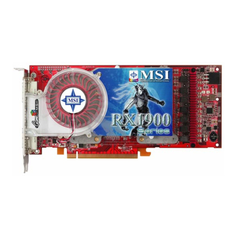 MSI RX1900XT-VT2D256E Quick installation guide