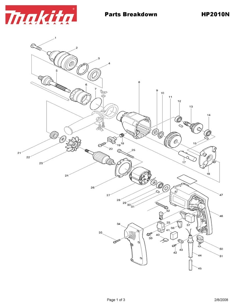 Makita HP2010N Quick start guide