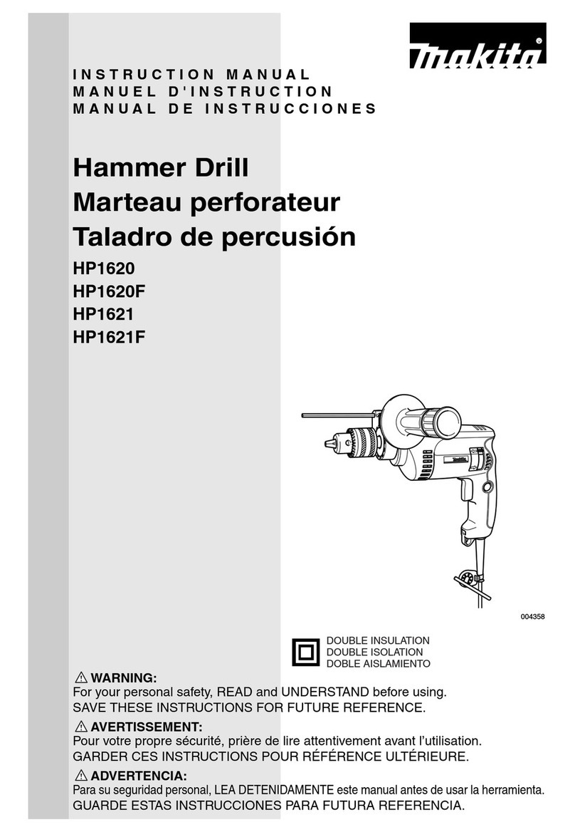 Makita HP1620 User manual Makita HP1620 User manual