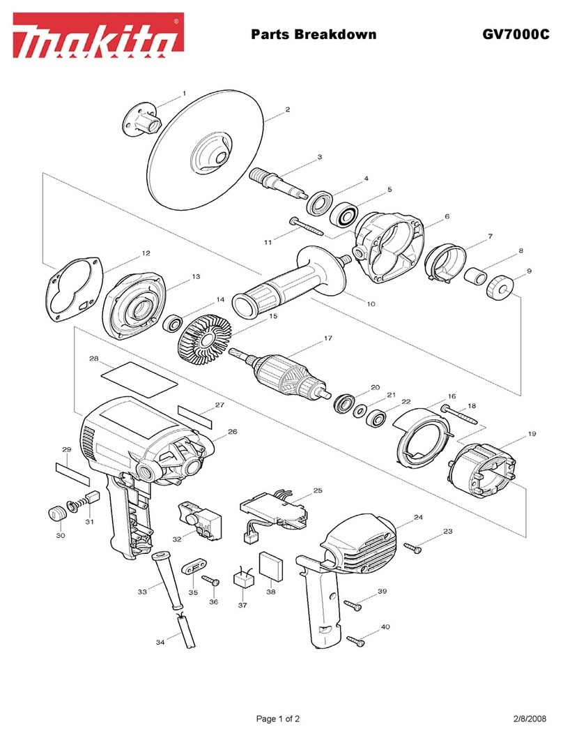 Makita GV7000C Parts Breakdown