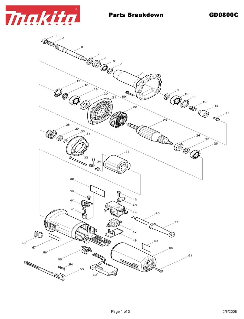 Makita GD0800C Quick start guide