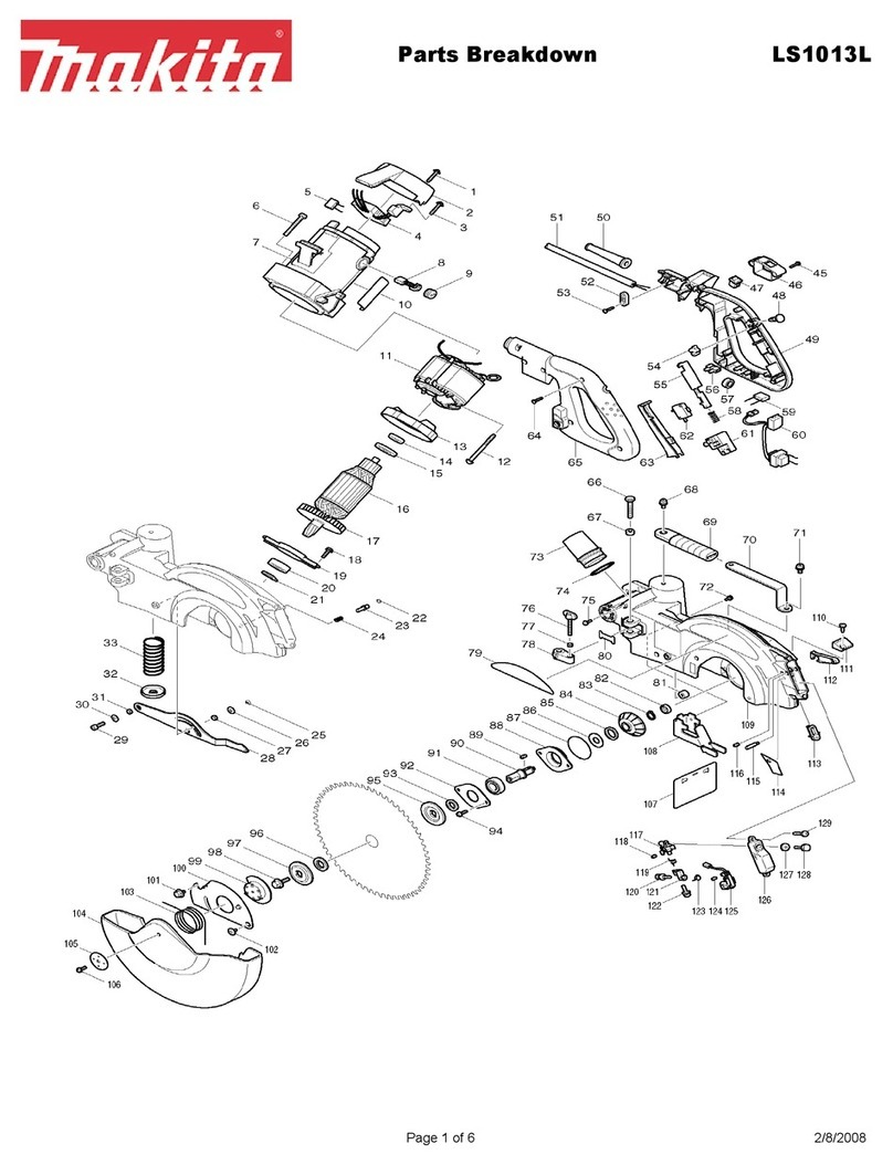 Makita LS1013L Quick start guide
