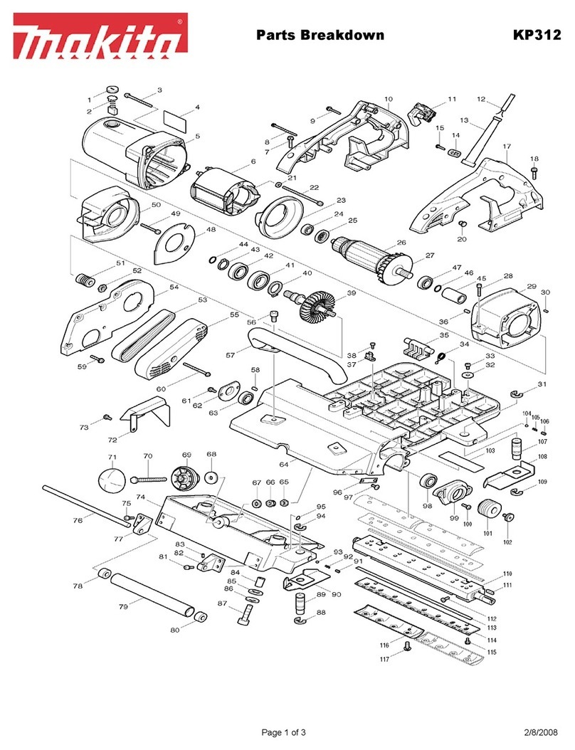 Makita KP312 Quick start guide