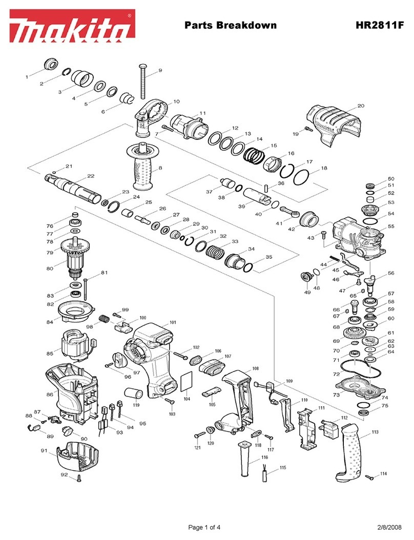 Makita HR2811F Quick start guide