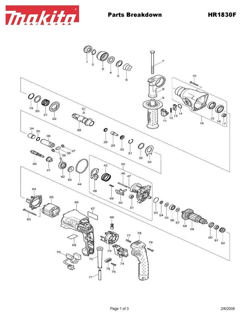 Makita HR1830F Quick start guide