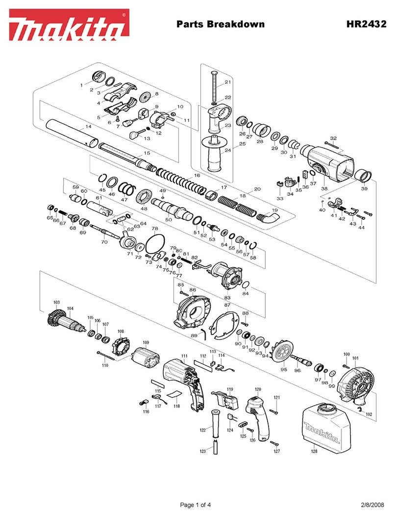 Makita HR2432 Quick start guide