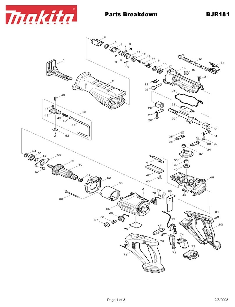 Makita BJR181 Quick start guide