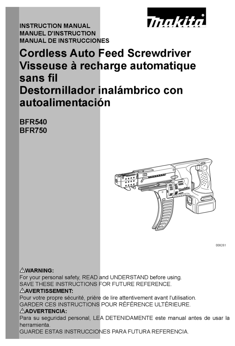 Makita BFR540 User manual