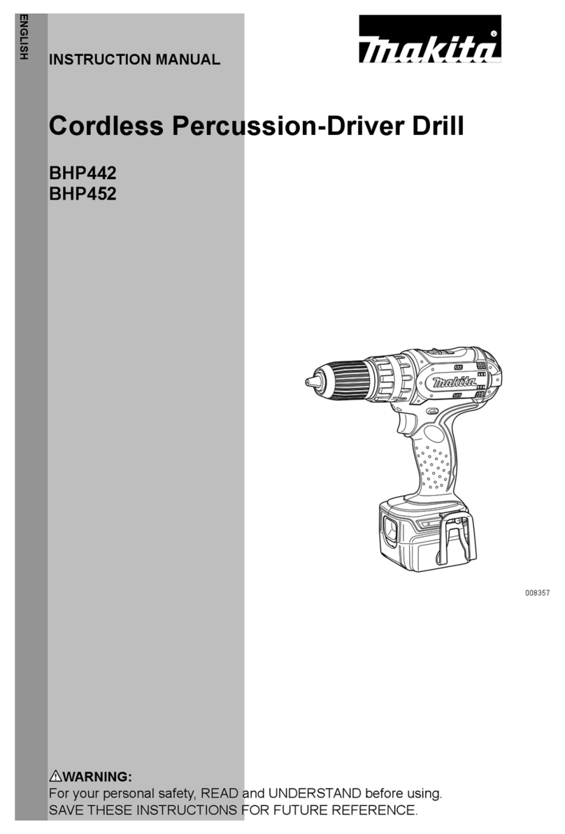 Makita BHP442 instruction manual