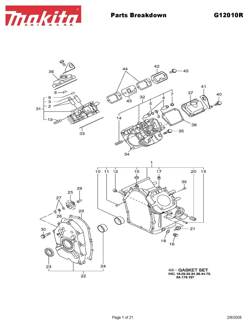 Makita G12010R Quick start guide