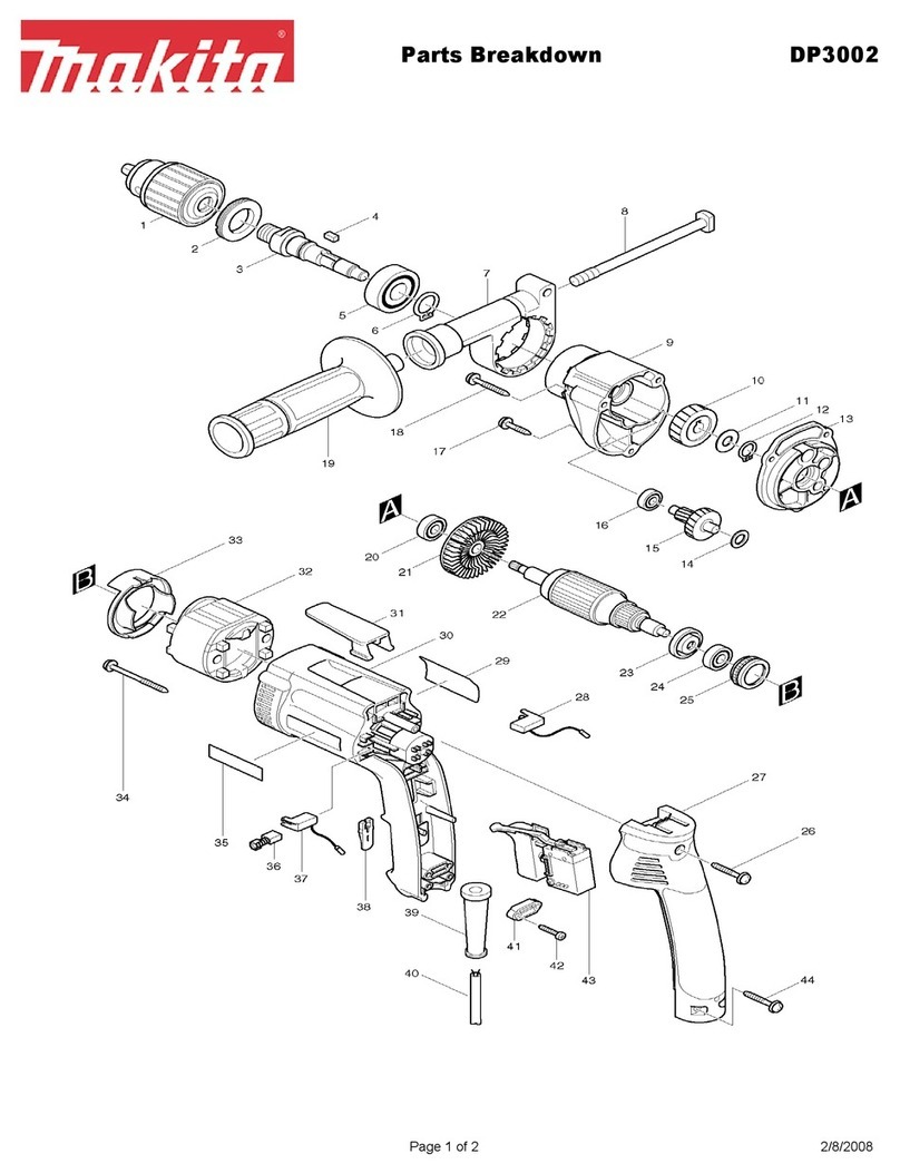 Makita DP3002 Quick start guide
