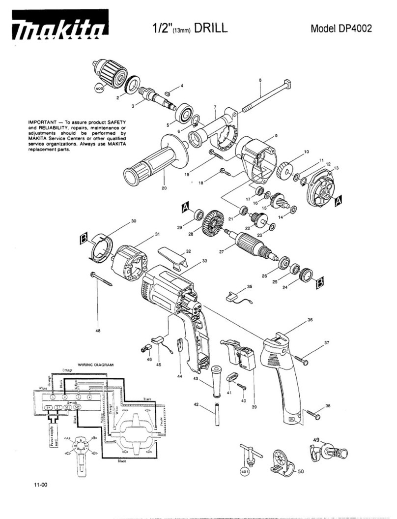 Makita DP4002 User manual