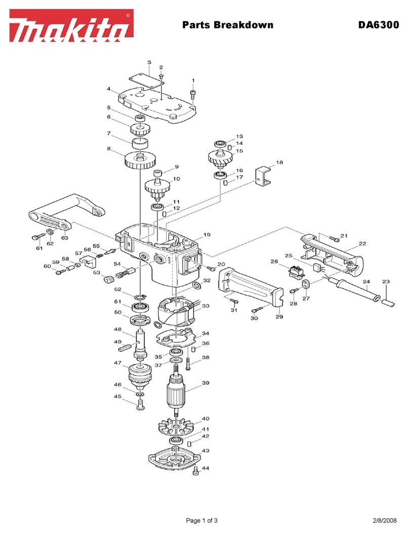 Makita DA6300 Quick start guide