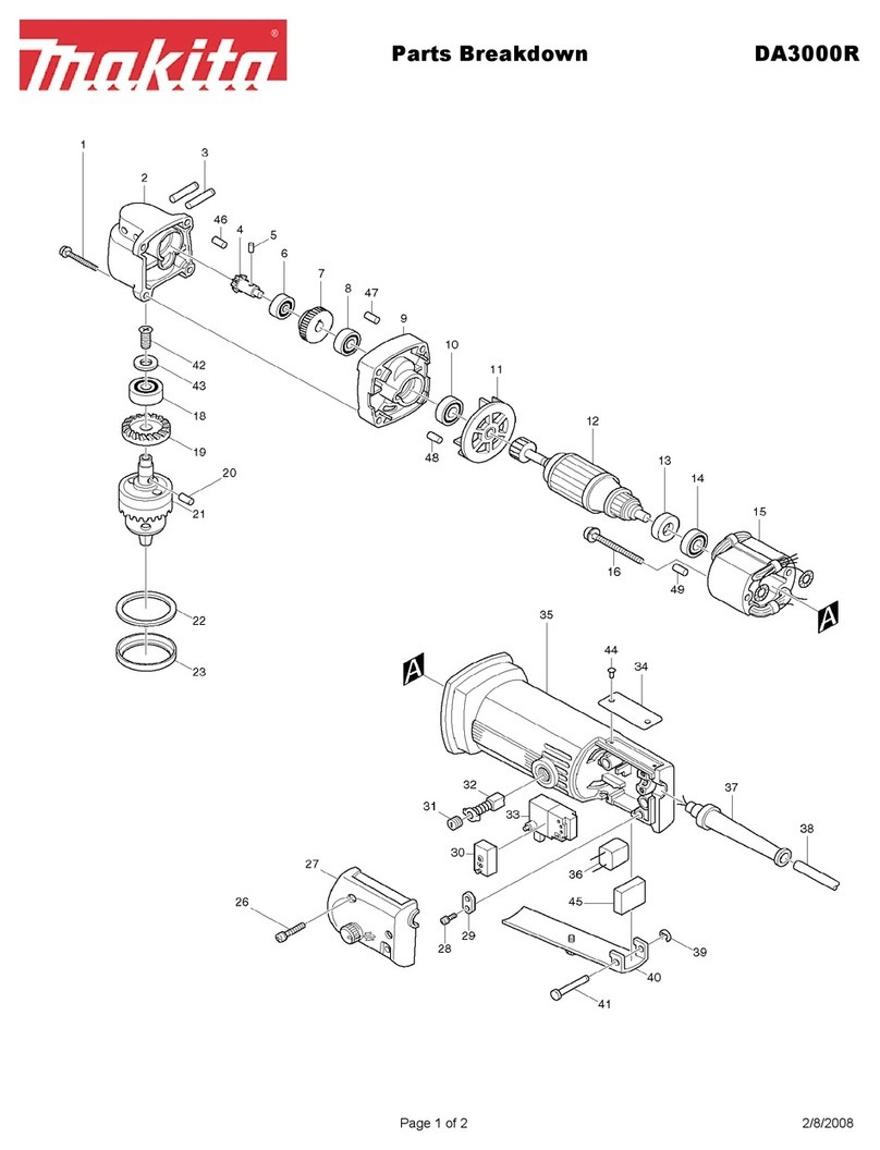 Makita DA3000R Quick start guide