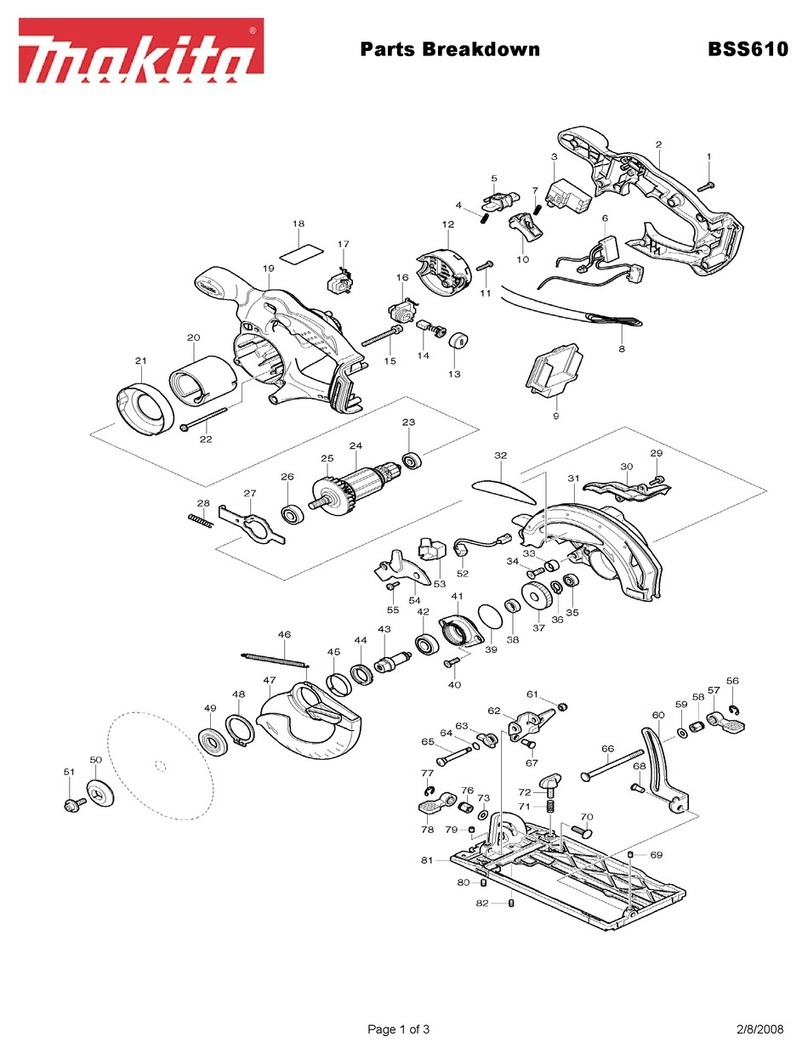 Makita Makstar BSS610 Quick start guide