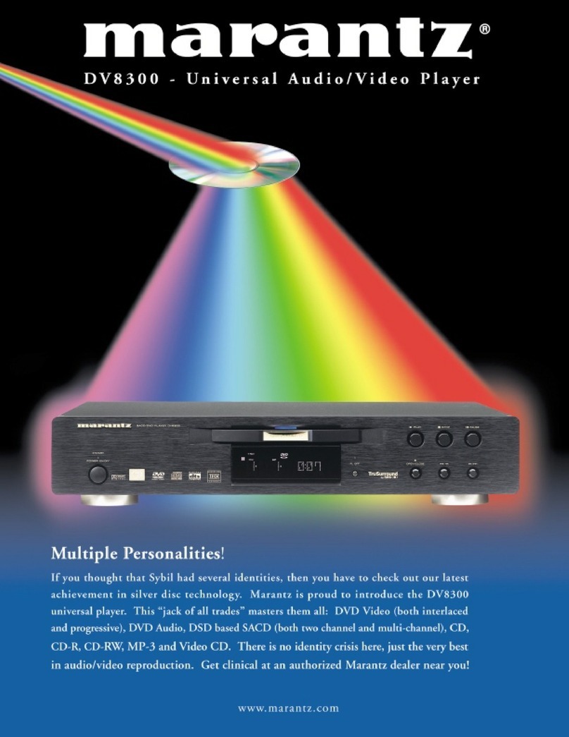 Marantz DV8300 Specifications