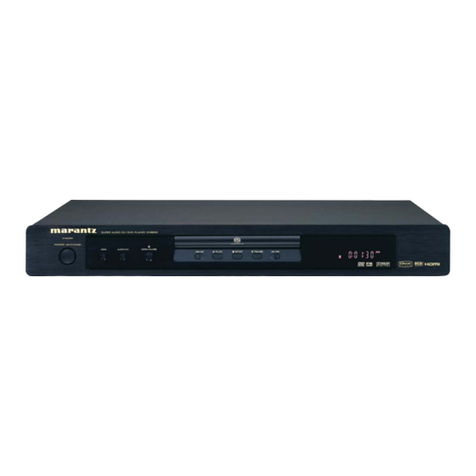 Marantz SUPER AUDIO CD/DVD PLAYER DV6600 Specifications