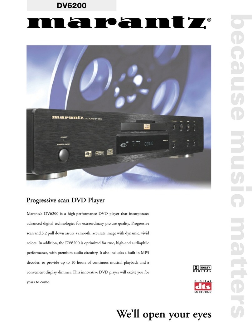 Marantz DV6200 brochure