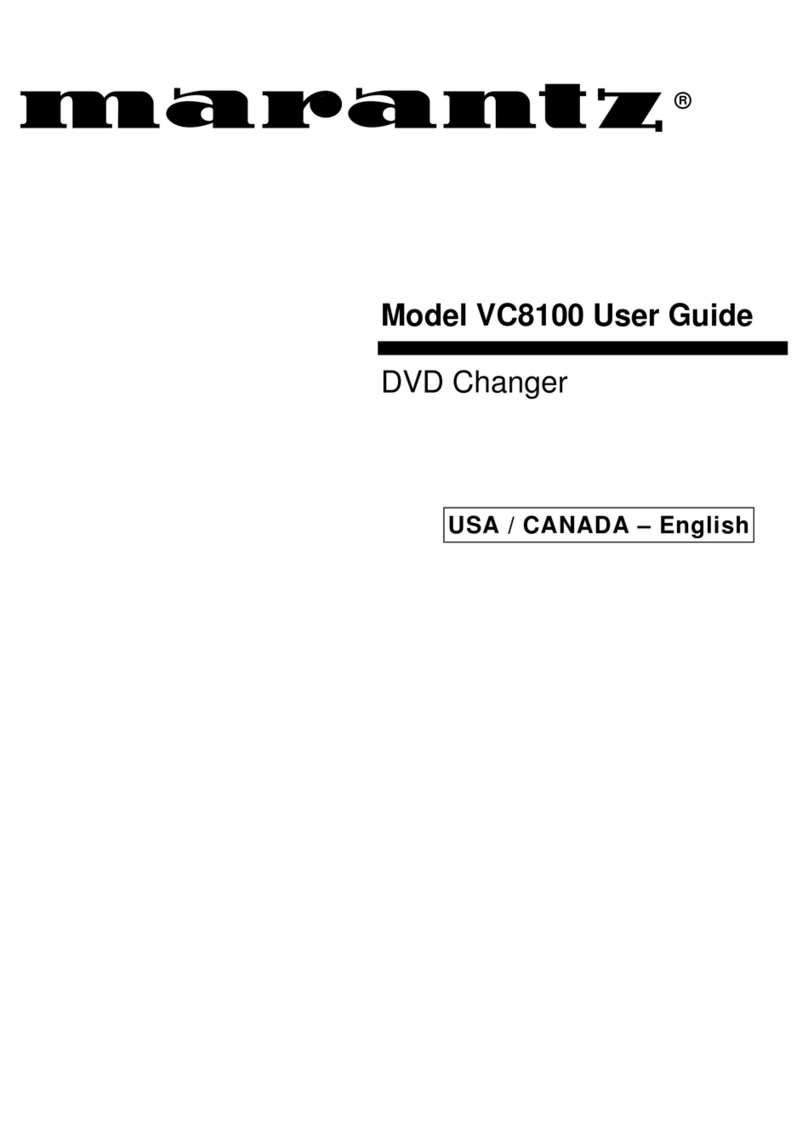 Marantz VC-8100 User manual Marantz VC-8100 User manual
