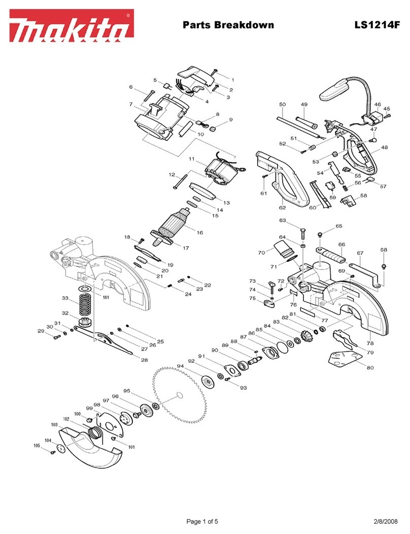 Makita LS1214F Quick start guide