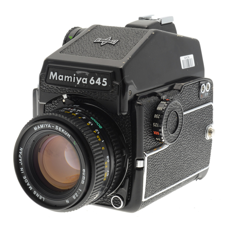 Mamiya M645 1000S User manual Mamiya M645 1000S User manual