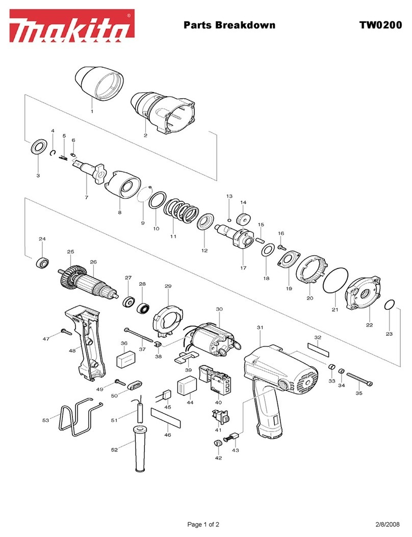 Makita TW0200 Quick start guide