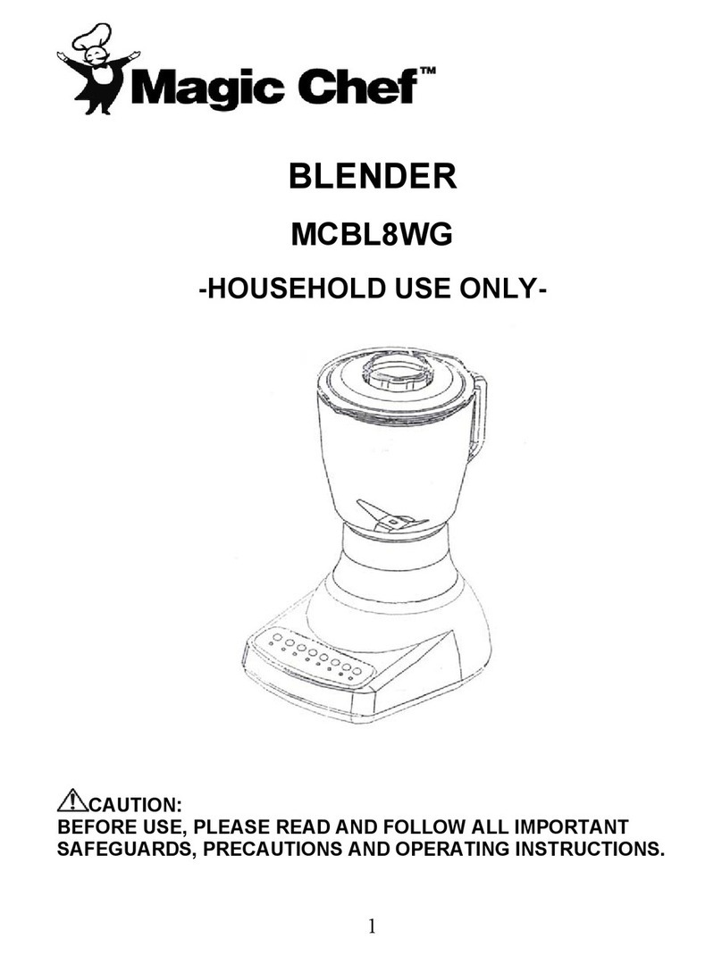 Magic Chef BL8WG operating instructions