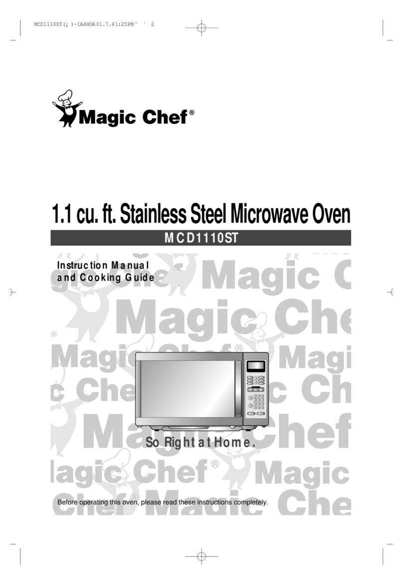 Magic Chef MCD1110ST Use and care manual