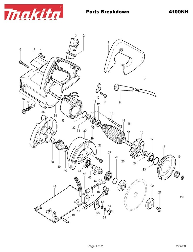 Makita 4100NH Quick start guide
