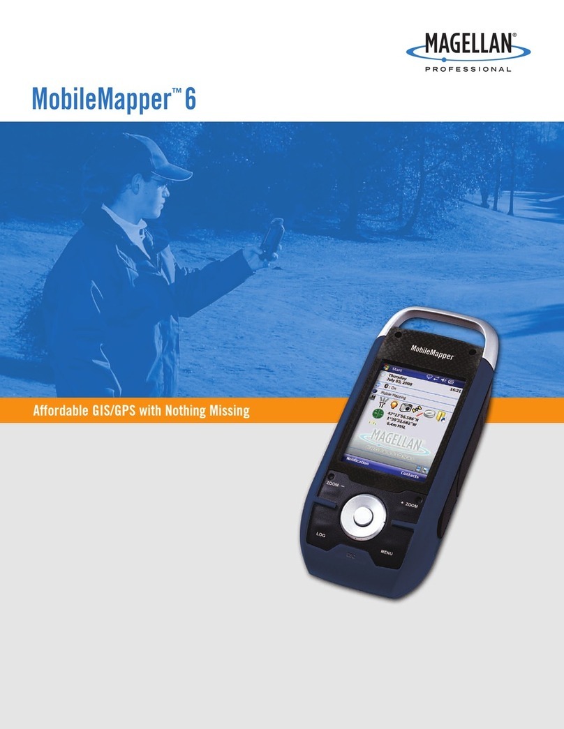 Magellan MobileMapper MobileMapper 6 User manual Magellan MobileMapper MobileMapper 6 User manual