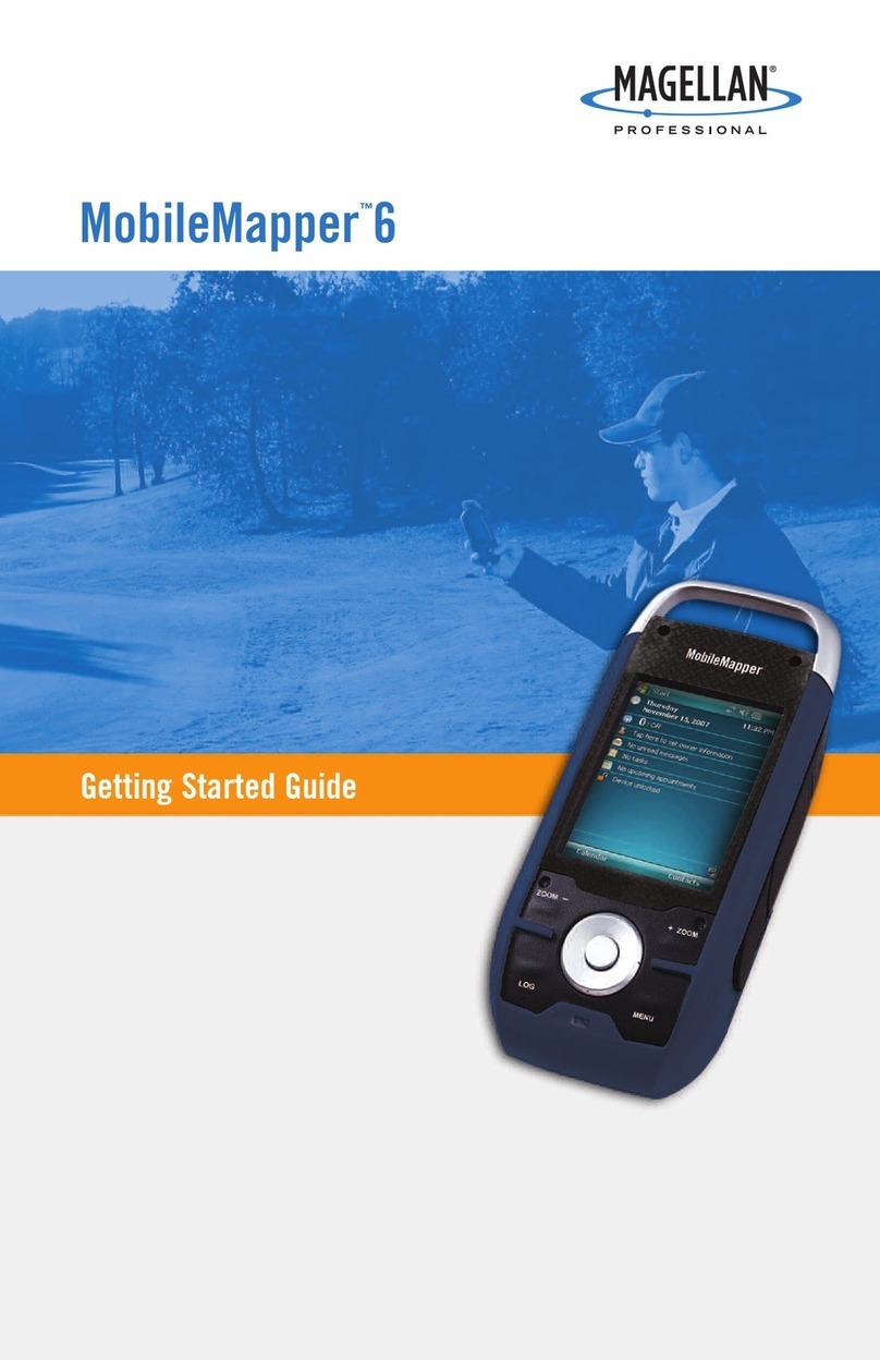 Magellan MobileMapper MobileMapper 6 User manual