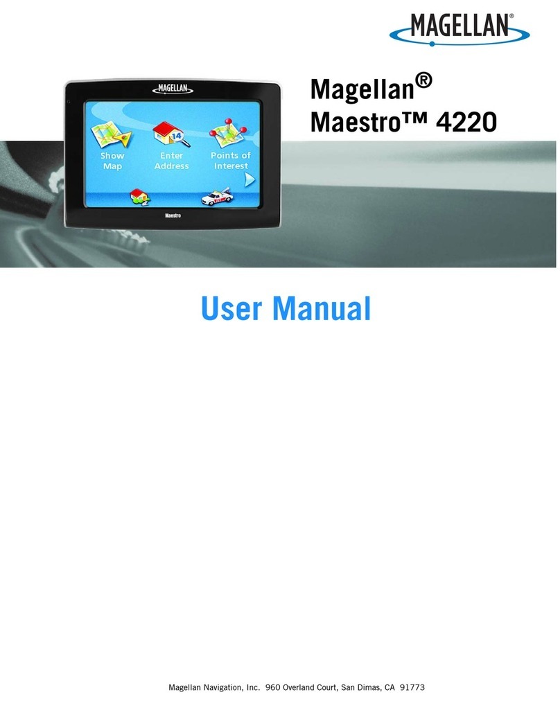 Magellan Maestro 4220 - Automotive GPS Receiver User manual