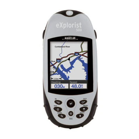 Magellan eXplorist 500 Reference manual