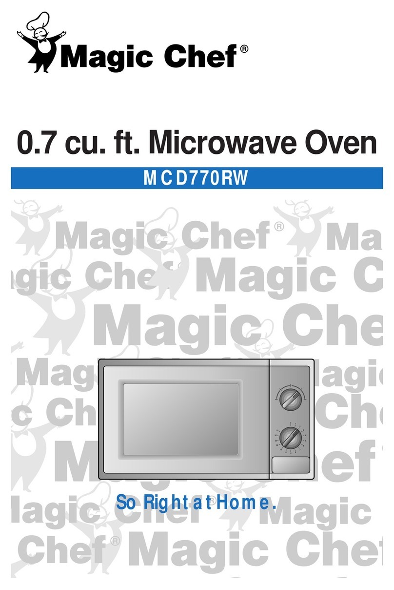 Magic Chef D770RW User manual