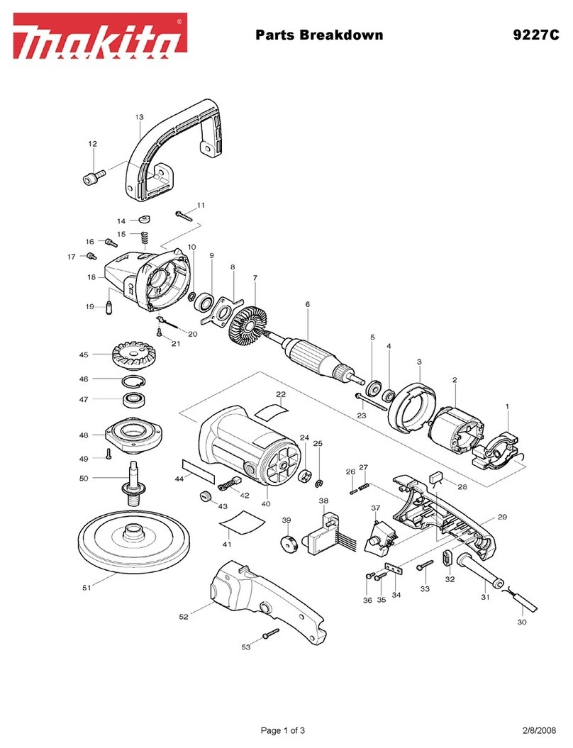 Makita 9227C Quick start guide
