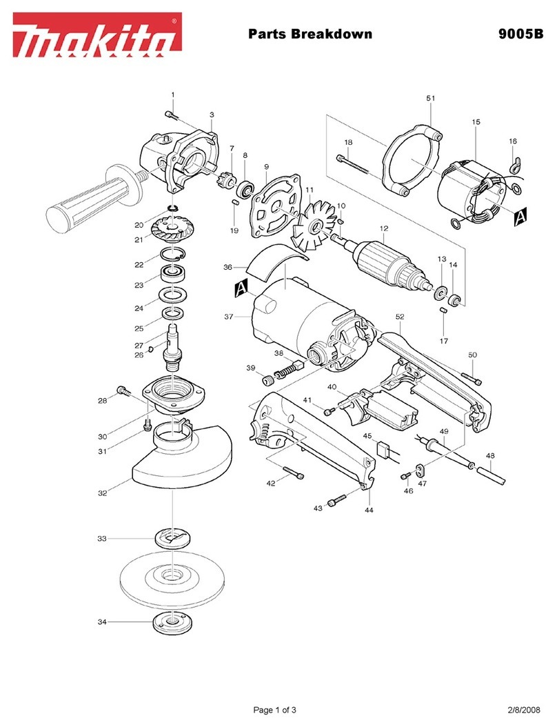 Makita 9005B Parts Breakdown
