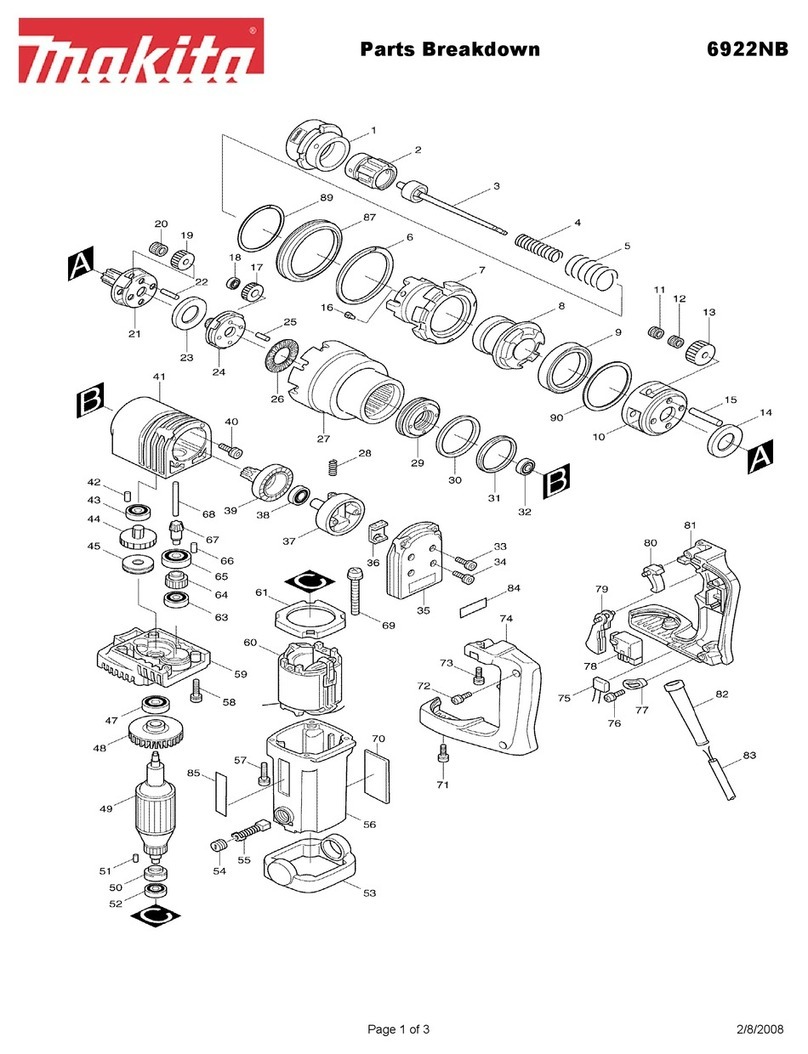 Makita 6922NB Quick start guide