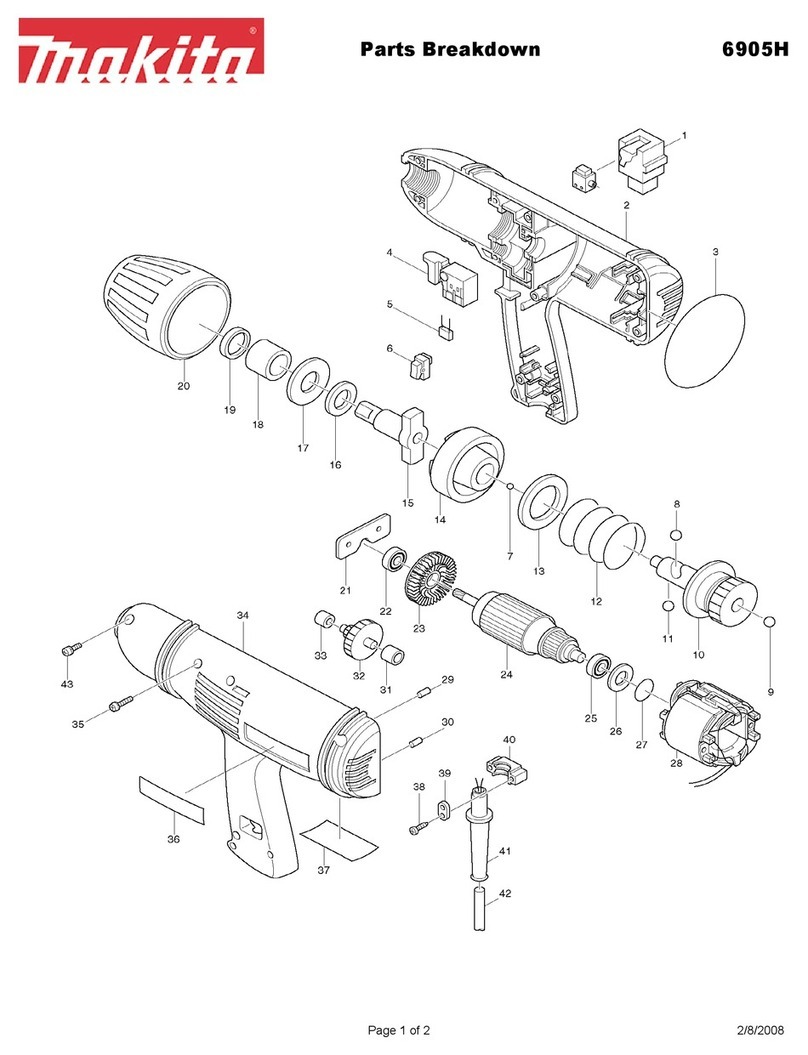Makita 6905H Parts Breakdown