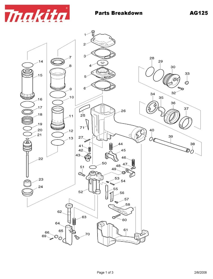 Makita AG125 Quick start guide
