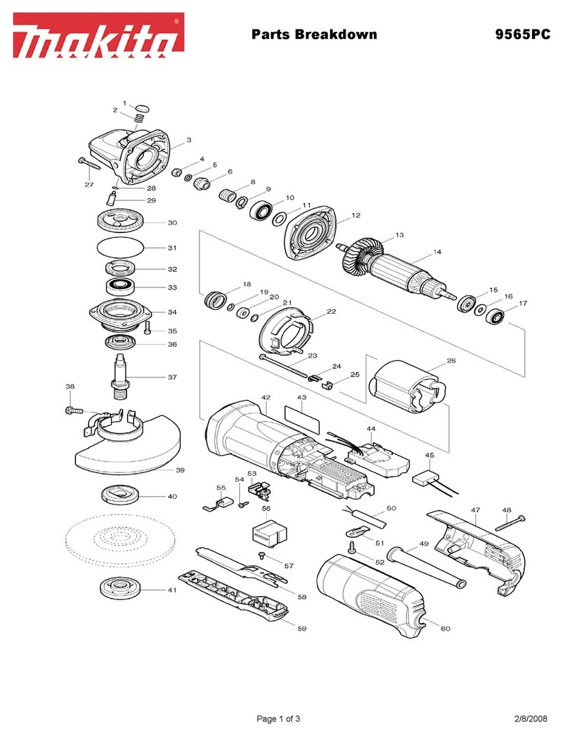 Makita 9565PC Quick start guide