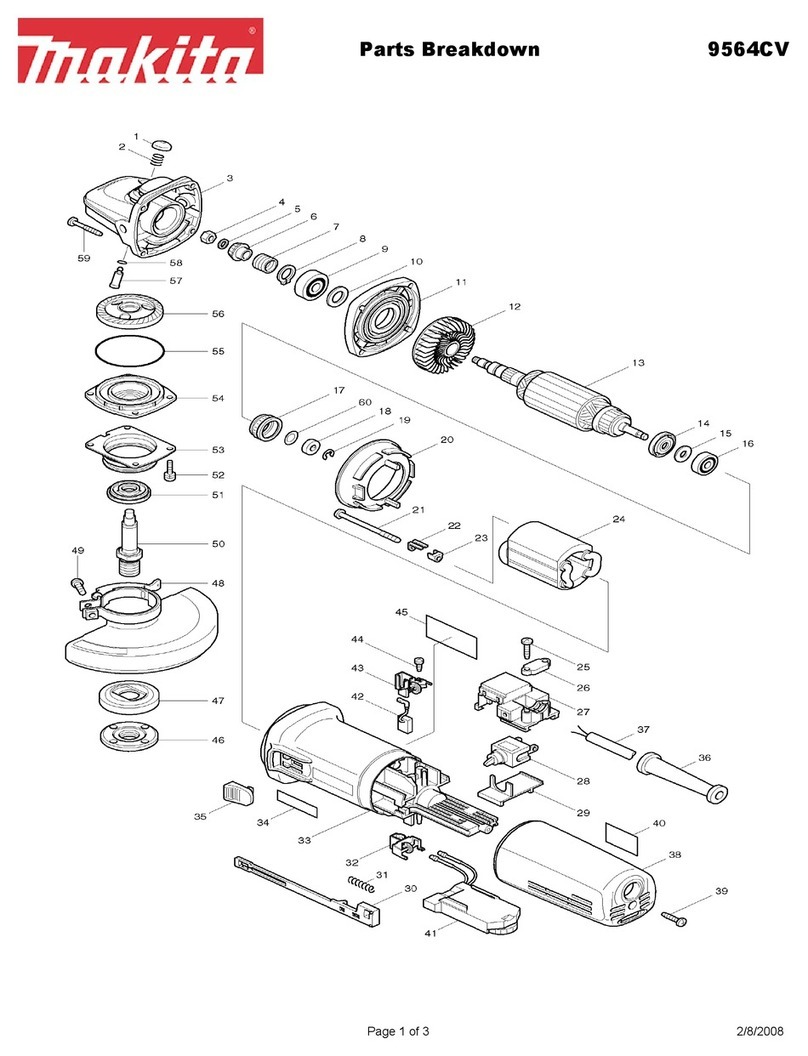 Makita 9564CV Quick start guide
